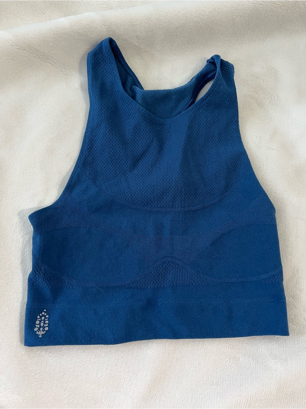 FP Movement by Free People Deep Blue Racerback Tank